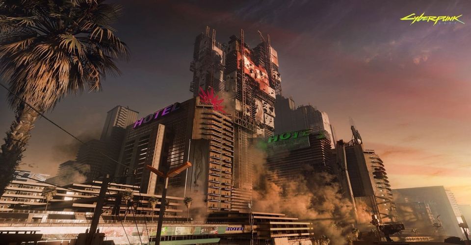 Разработчики Cyberpunk 2077 показали атмосферные фрагменты пустошей