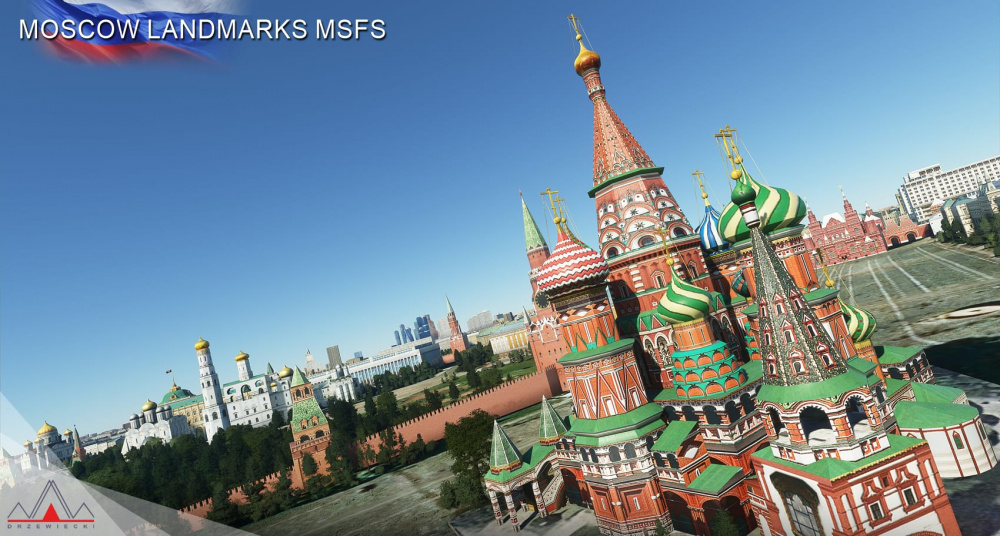Microsoft Flight Simulator Дополнение Beautiful Moscow Scenery