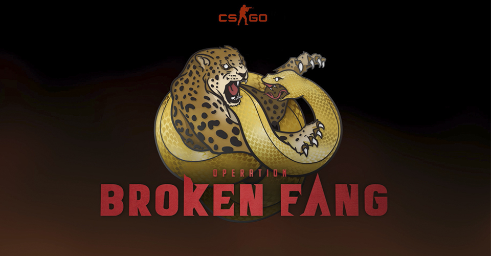 Новое обновление с боевым пропуском Broken Fang в CSGO