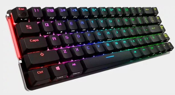 Asus создала ультракомпактную беспроводную игровую клавиатуру с сенсорной панелью